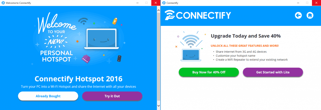 Скачать бесплатно программу Connectify 2023.0.1.40175 на PC