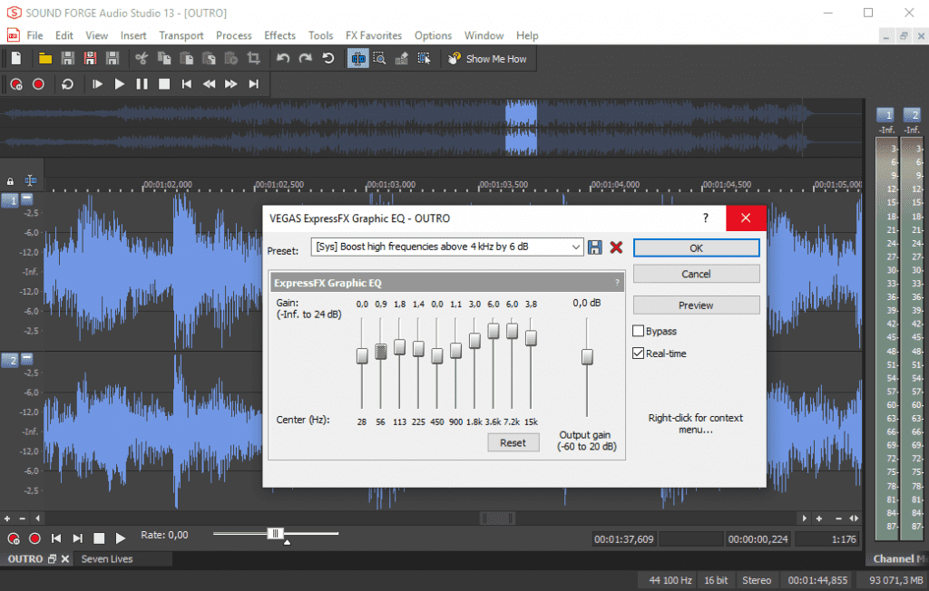Скачать бесплатно программу Sound Forge Pro 17.0.1.85 на PC