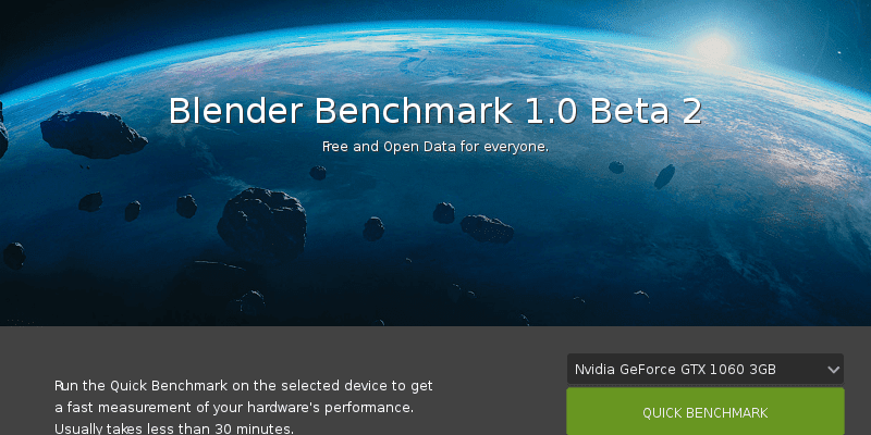 Скачать бесплатно программу Blender Benchmark 3.1.0 на PC
