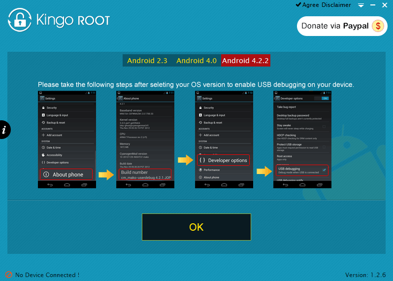 Скачать бесплатно программу Kingo ROOT 4.5.8 на PC