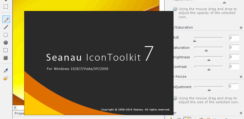 Скачать бесплатно программу Seanau Icon Toolkit 8.3 на PC