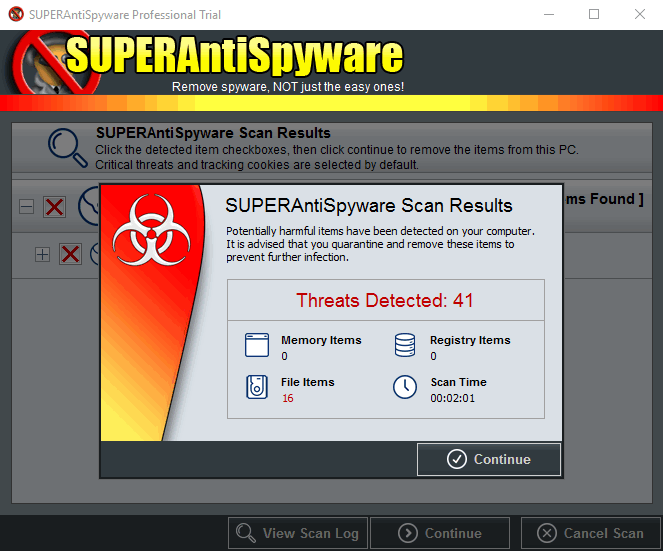 Скачать бесплатно программу SUPERAntiSpyware 6.0.0.1250 на PC